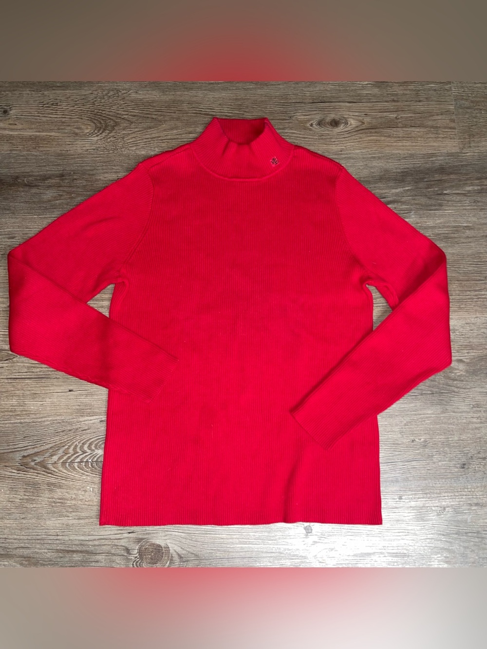 Lauren Ralph Lauren Sweater XL Turtleneck Quiet Luxury Designer Cabincore